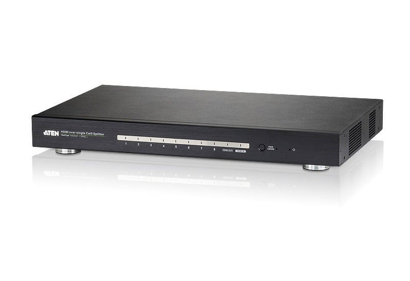 Aten Professional Video Splitter 8 Port HDMI Over Single Cat 5 Splitter, Ultra HD 4kx2k & 1080p Full HD Aten Professional Video Splitter 8 Port HDMI Over Single Cat 5 Splitter, Ultra HD 4kx2k & 1080p Full HD
